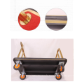 Best Choice High Quality Popular Design Titanium Gold Plated Hotel Luggage Cart Bellman Cart Trolley service